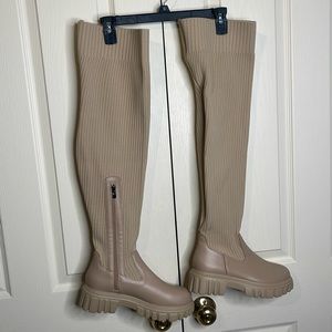 Thigh High Combat Boots